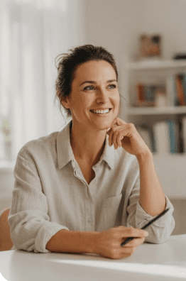 Coach in entspannter Atmosphäre